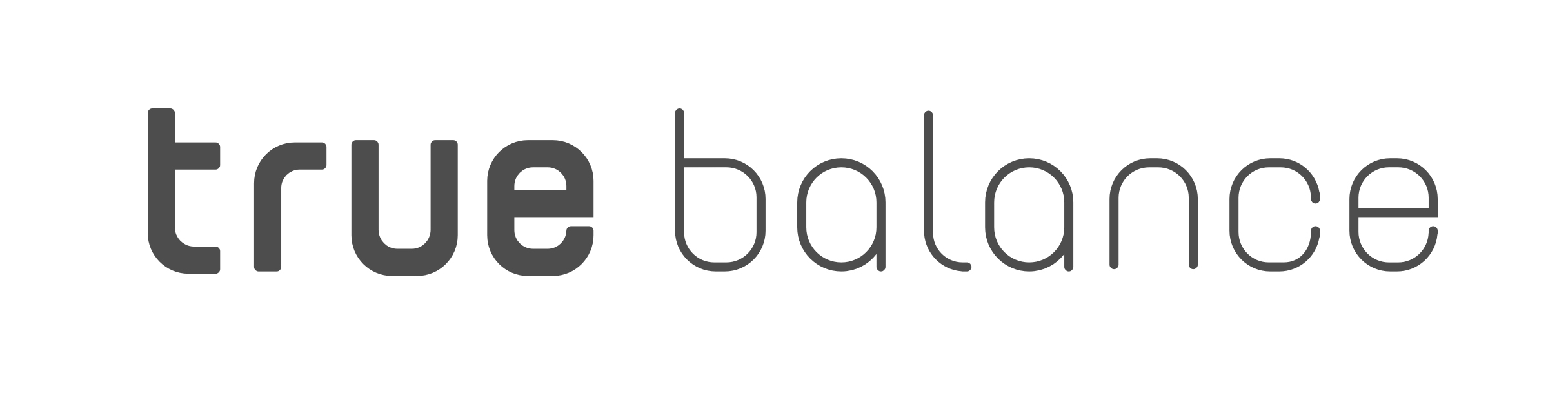 true balance logo - 와우테일