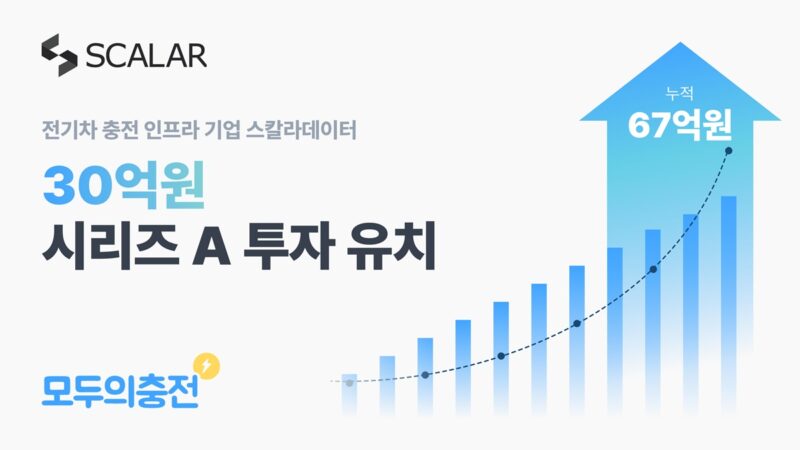 스칼라데이터 사진자료 전기차 충전 플랫폼 스칼라데이터 30억 규모 시리즈 A 투자 유치 - 와우테일