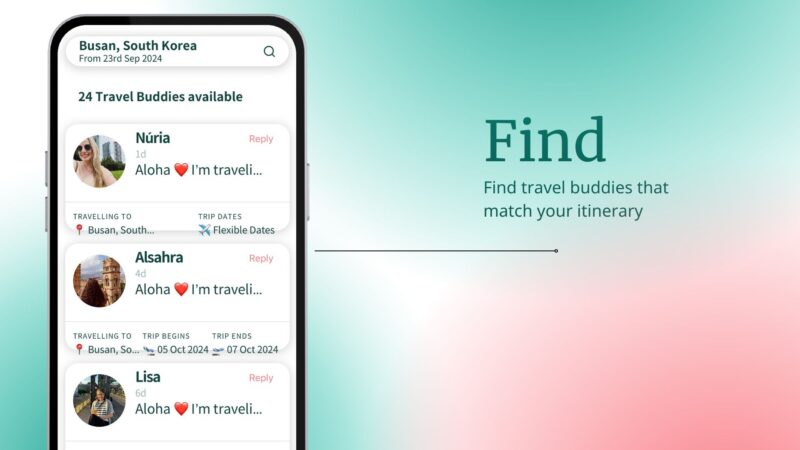 글로벌 여성 여행자 앱 ‘노매드헐’, 10억원 규모 프리시리즈A 투자 유치+팁스 선정 1 nomadher app - 와우테일