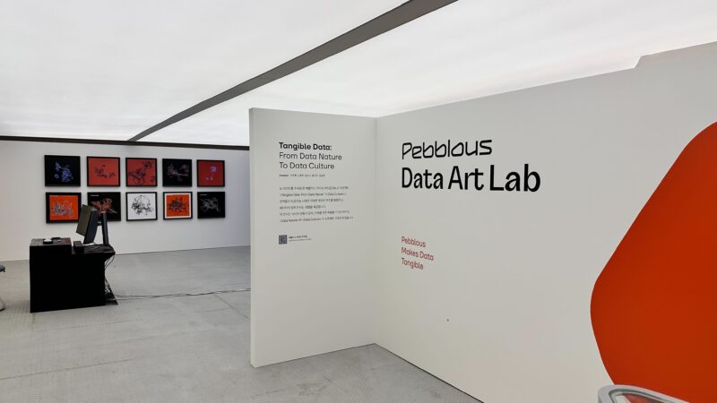 Pebblous Data Art Lab in Zero1NE Day - 와우테일