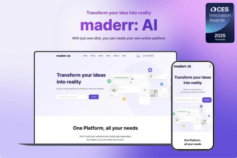 Maderr ces2025 innovationAward - 와우테일