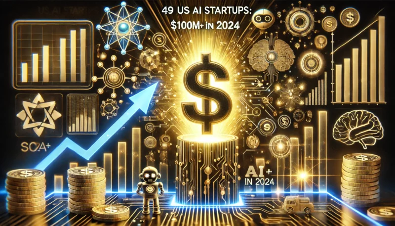 49 US AI Startups raising 100M - 와우테일