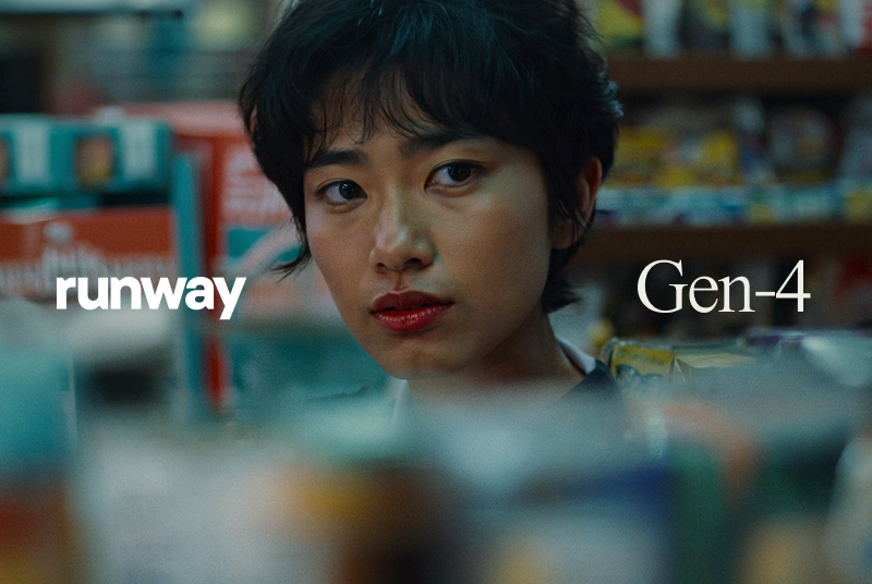 runway Gen 4 - 와우테일