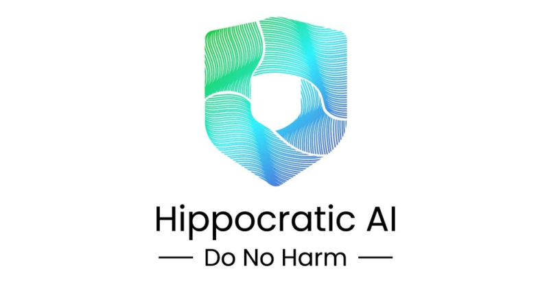 환자 대면 의료 AI ‘히포크래틱AI’, 1억2600만 달러 유치로 기업가치 35억 달러 1 Hippocratic AI logo - 와우테일