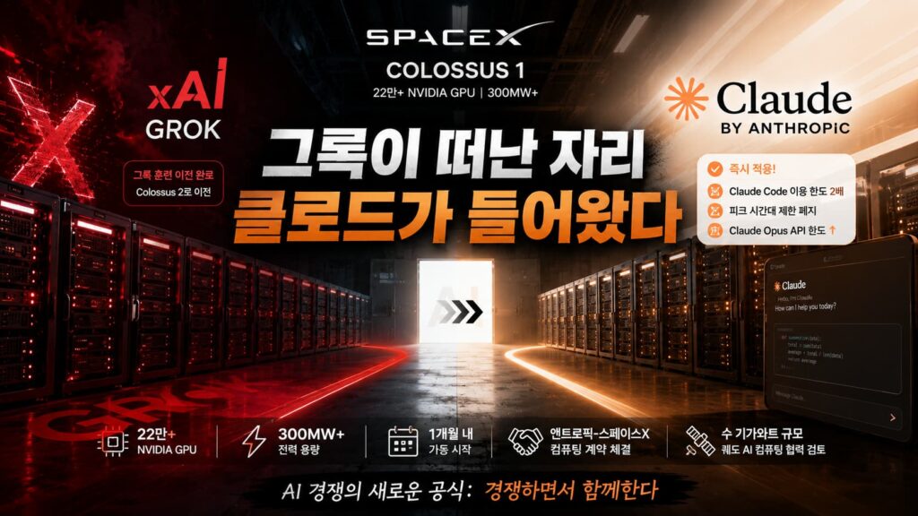 Anthropic xAI spaceX - 와우테일