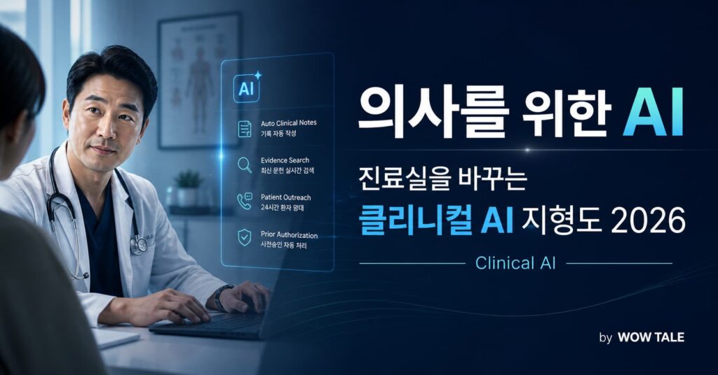 Clinical AI landscape cover - 와우테일