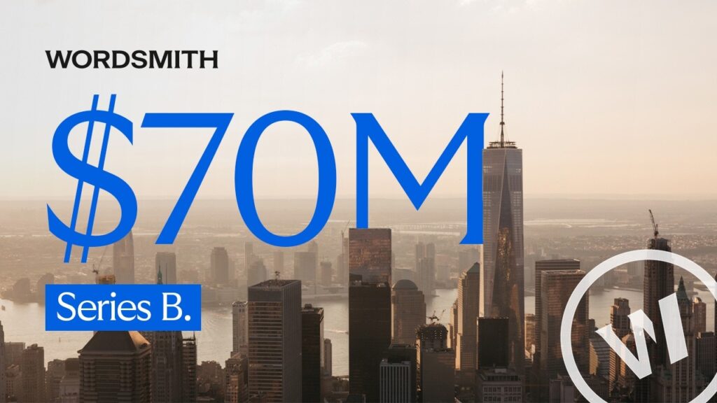 wordsmith series b funding - 와우테일