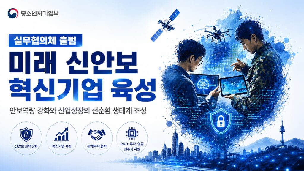 중기부, 미래 신안보 혁신기업 육성 실무협의체 출범 1 MSS new security2 - 와우테일