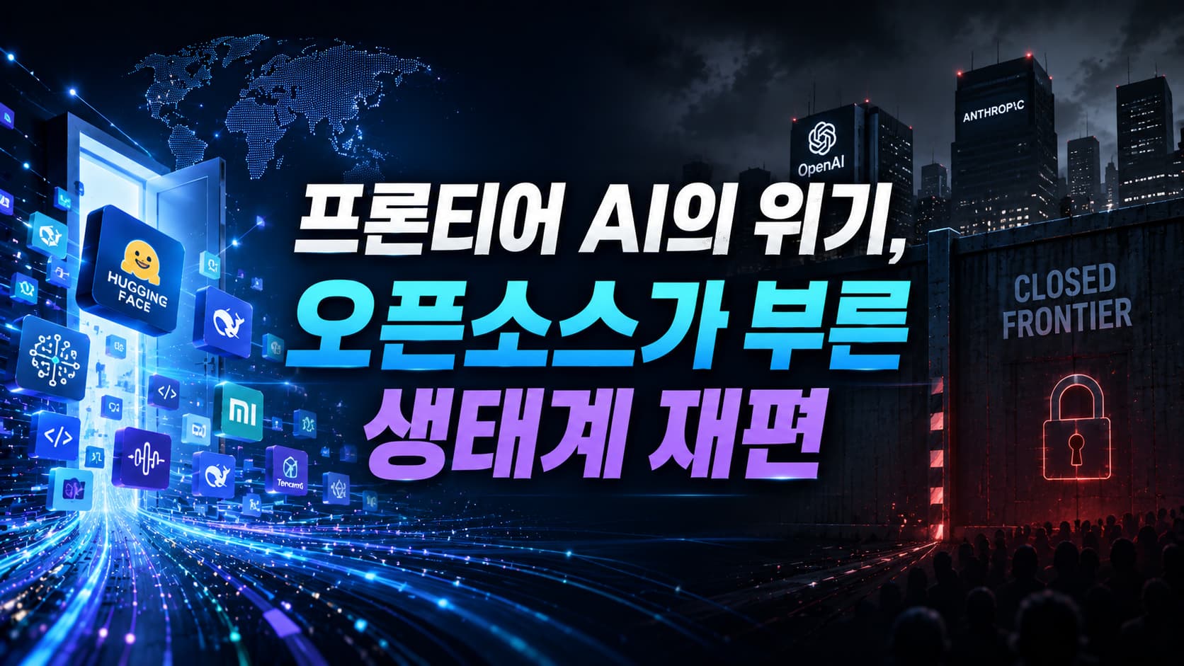 프론티어 AI의 위기, 오픈소스가 부른 생태계 재편