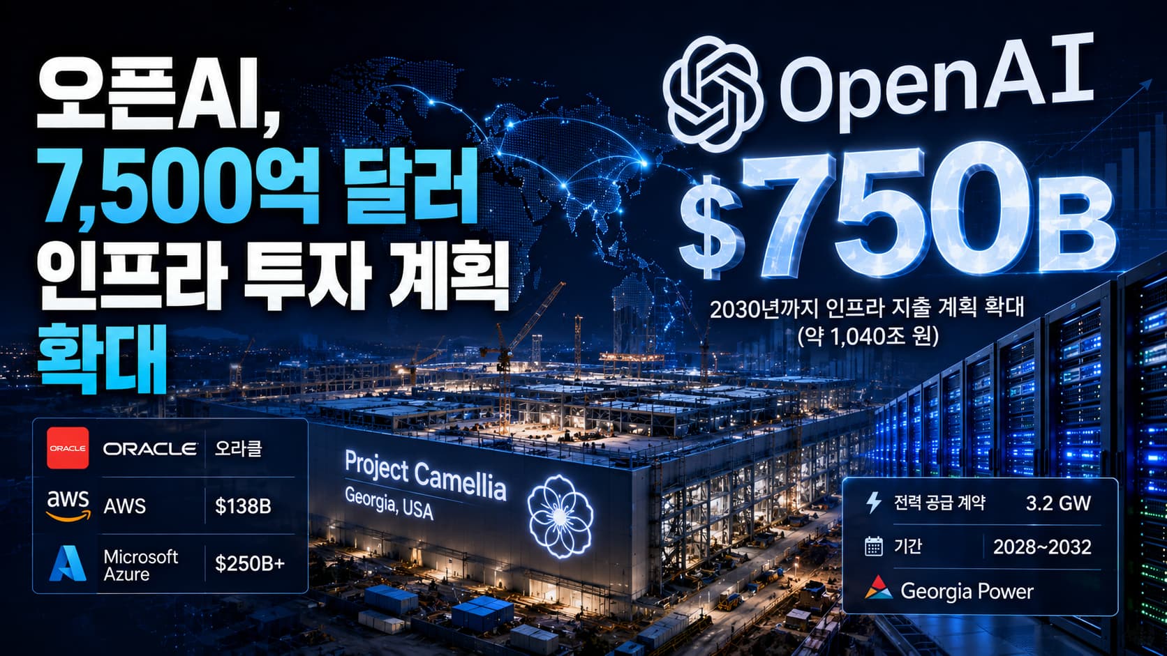 오픈AI 인프라 지출 7,500억 달러설…매출 못 따라가는 '쩐의 전쟁' 1 오픈AI 인프라 지출 7,500억 달러설…매출 못 따라가는 '쩐의 전쟁'