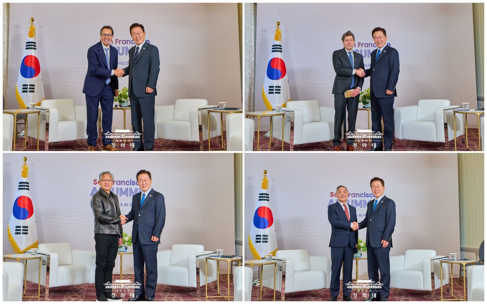 이재명 대통령, 오픈AI·엔비디아·브로드컴 연쇄 면담