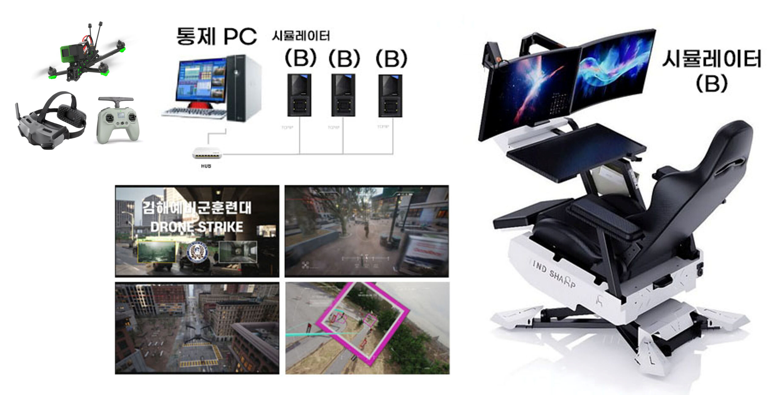 드론 시뮬레이터 드론스쿼드 구성.jpg