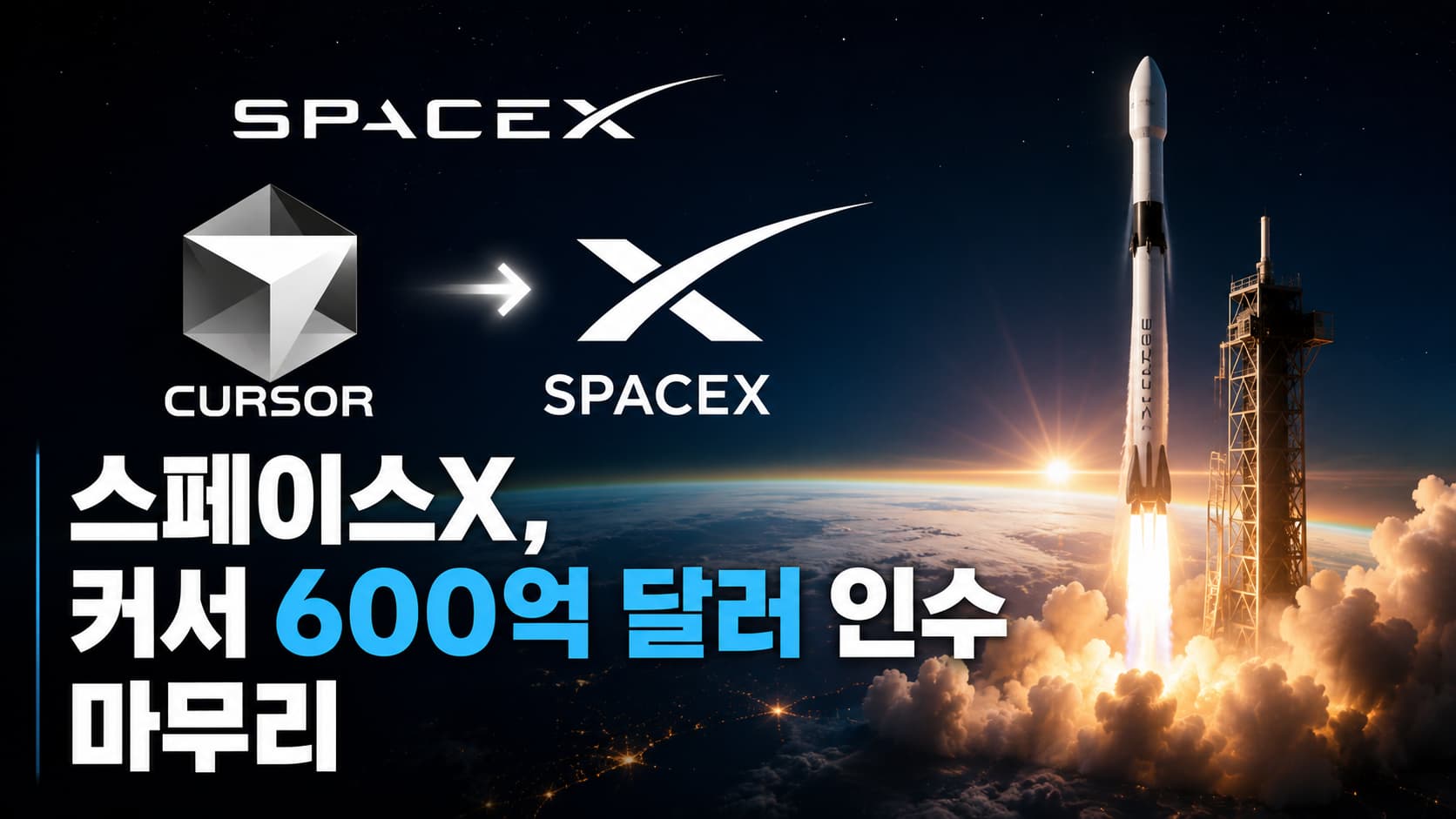 스페이스X, 커서 600억 달러 인수 마무리…커서팀은 그록 맡는다