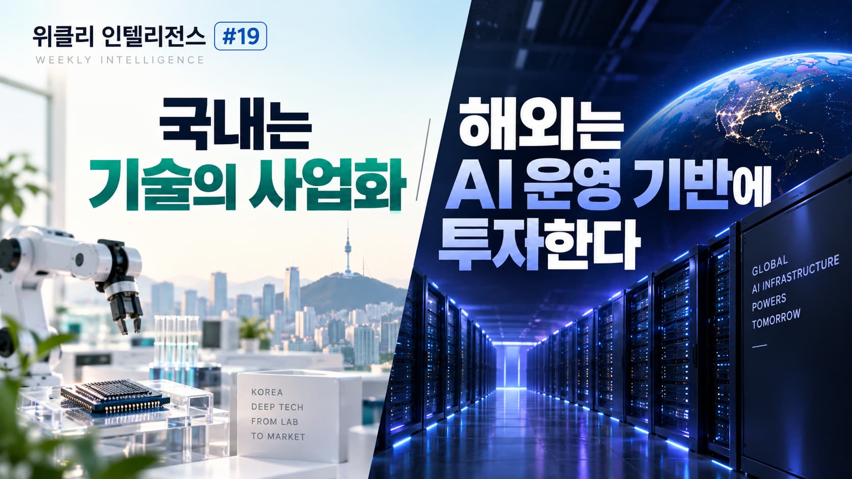 위클리 인텔리전스 #19 국내는 기술의 사업화, 해외는 AI 운영 기반에 투자한다