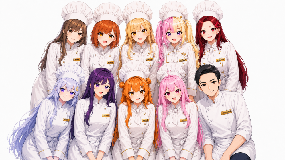 걸즈원 요리조리최부장 상품화캐릭터모음 .png