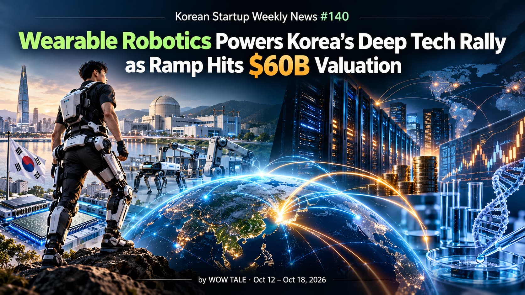 [Korean Startup Weekly News #140] Wearable Robotics Powers Korea's Deep Tech Rally